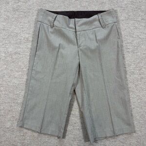 Heart Soul Gray Knee-Length Dress Shorts